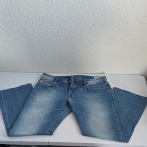 Diesel Light Blue Bootcut Jeans for Men